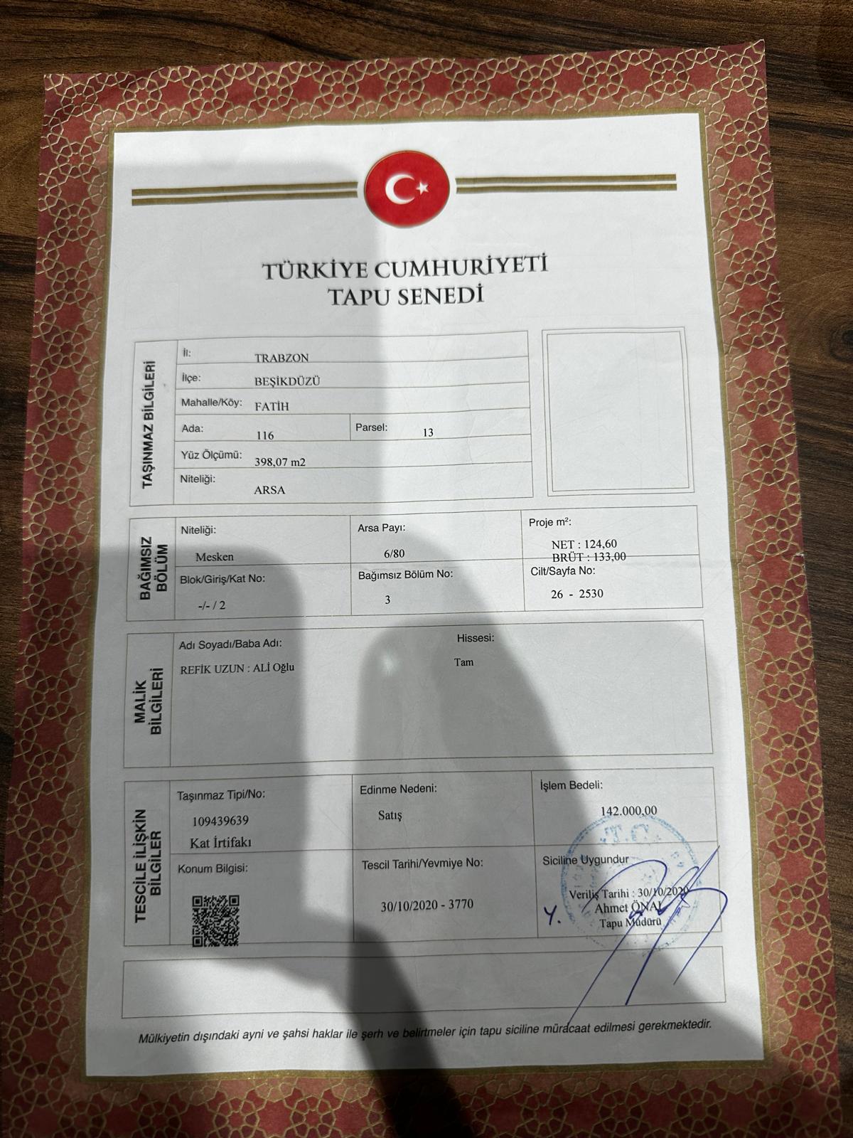 MABEL'DEN FATİH MAH ASANSÖRLÜ DOĞALGAZLI SATILIK 3+1 DAİRE